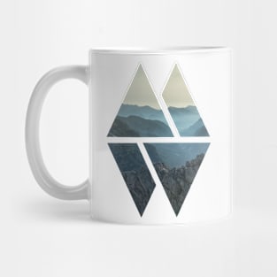 Rocky Mountain Modern Geometric Art Mug